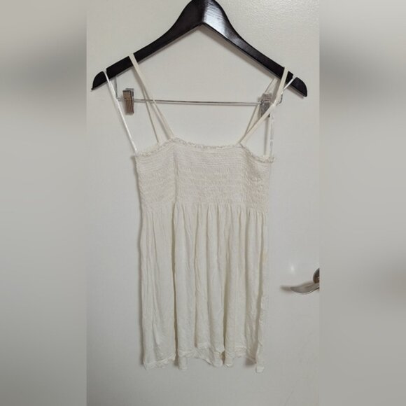 Womens Medium White Summer Dress - Picture 4 of 4